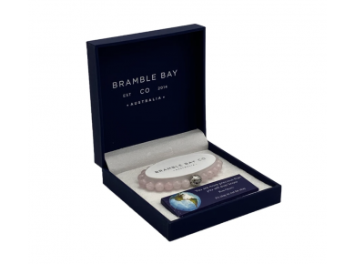 Bramble Bay Planet Earth Rose Quartz Bracelet 